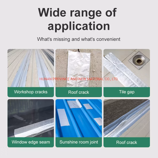 Waterproof Aluminum Foil Butyl Sealing Repair Tape Water Leak Tape