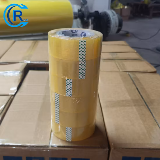 Лидер продаж BOPP/OPP прозрачная упаковочная клейкая лента с печатью на заказ рулонная лента для запечатывания коробок для транспортировочной упаковки подвижное уплотнение